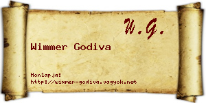 Wimmer Godiva névjegykártya